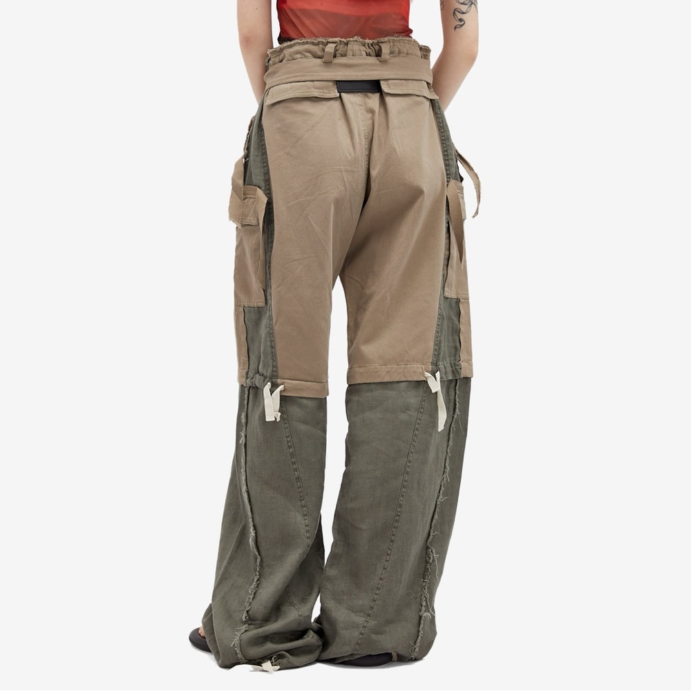 Stylish Two-Tone Women's Cargo Pants